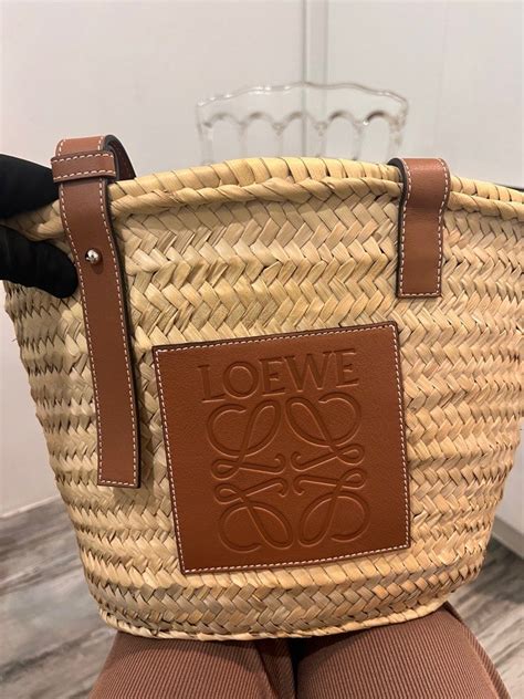 loewe's straw bag dupe